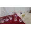 Image 5 : Hockey Collectible Glassware Lot - Canucks Player Glasses, Miller Lite Glasses, Skate Bottle, Puck