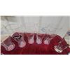 Image 6 : Hockey Collectible Glassware Lot - Canucks Player Glasses, Miller Lite Glasses, Skate Bottle, Puck