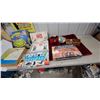 Image 1 : Lot of 4 Board Games: Toronto In-A-Box, up N' over, KAPS Drinking Game, Trivial Pursuit SNL DVD Ed