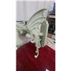 Image 2 : Cast Metal Dragon Wall Sconce Light Fixture with Mounting Plate and Wiring Components 26 x 18"