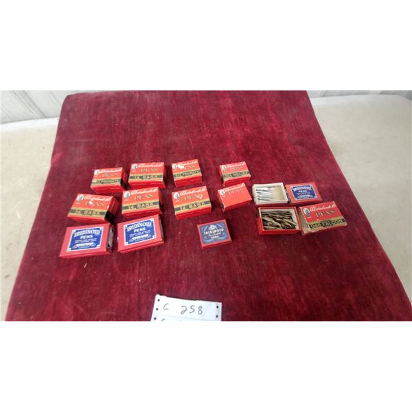 Collection of Vintage Dip Pen Nibs in Original Boxes - Esterbrook & Iridinoid Brands, Various Style