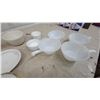 Image 7 : La Salle Hotel Restaurant Ware Lot: Plates, Saucers, Cups, Creamers; Duraline China Fire King