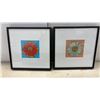 Image 4 : Collection of 7 Framed Prints: 2 Cyndi Foster Signed Artworks & 5 Daisy Flower Prints