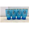 Image 3 : 6 Pabst Blue Ribbon Glass Beer Mugs & 4 Masonic Grand Lodge Manitoba 1975 Glasses (4)