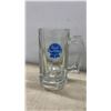 Image 5 : 6 Pabst Blue Ribbon Glass Beer Mugs & 4 Masonic Grand Lodge Manitoba 1975 Glasses (4)