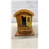 Image 4 : Handcrafted Wooden Models: Biplane, Elderly Couple in Rocking Chairs, and Romany Gypsy Caravan 7