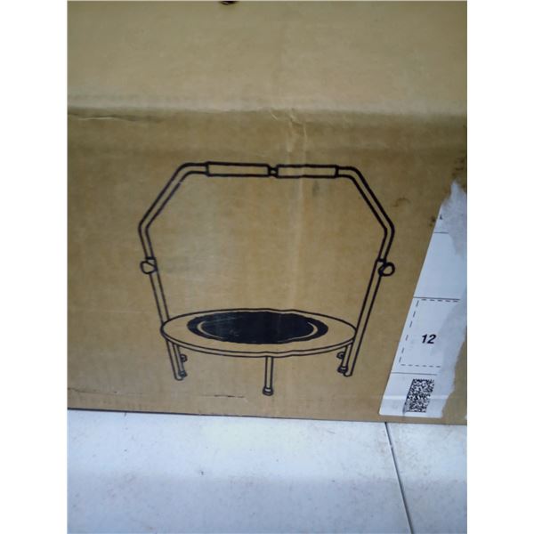 Fold Trampoline with Handle, Red, 31.5 x 14.8 x 6.3 Inch, Net Weight 11.0 kg/24.2 Lbs