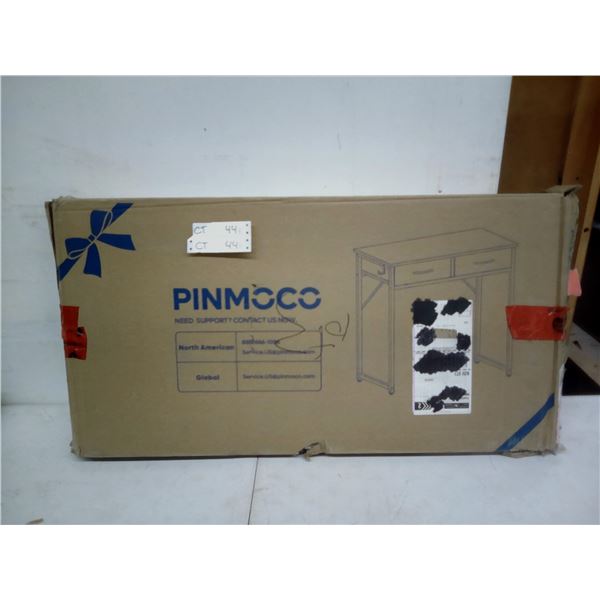 PINMOCO Gaming Desk with 2 Drawers, 31.50 x 15.75 x 31.02", Model G2008801E-BDCF