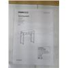 Image 5 : PINMOCO Gaming Desk with 2 Drawers, 31.50 x 15.75 x 31.02", Model G2008801E-BDCF