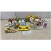 Image 1 : Vintage Salt and Pepper Shaker Collection, Assorted Novelty Designs, Ceramic, Plastic and Metal, 17