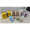 Image 2 : Vintage Salt and Pepper Shaker Collection, Assorted Novelty Designs, Ceramic, Plastic and Metal, 17