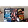 Image 6 : WWF/WWE Wrestling Action Figures Lot (8) with Wrestling VHS Tapes Collection