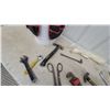 Image 4 : Bucket Tool Organizer w/ Hand Tools: Pipe Wrench, Hammer, Tin Snips, Wrenches, Lug Wrench, File
