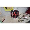 Image 6 : Bucket Tool Organizer w/ Hand Tools: Pipe Wrench, Hammer, Tin Snips, Wrenches, Lug Wrench, File