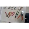 Image 2 : Assorted Hand Tools: Adjustable Wrenches, Aviation Snips, Pliers, Scissors, Diagonal Cutters