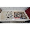 Image 1 : Assorted Socket Wrenches, Ratchets, Breaker Bars, Extensions & Loose Sockets -1/4 1/2 3/8