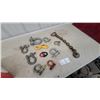 Image 1 : Assorted Clevis Shackles, Swivel Hooks & Chain Section, Various Sizes