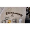 Image 4 : Assorted Clevis Shackles, Swivel Hooks & Chain Section, Various Sizes