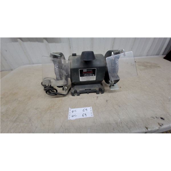 Craftsman Bench Grinder with Eye Shields and Tool Rests