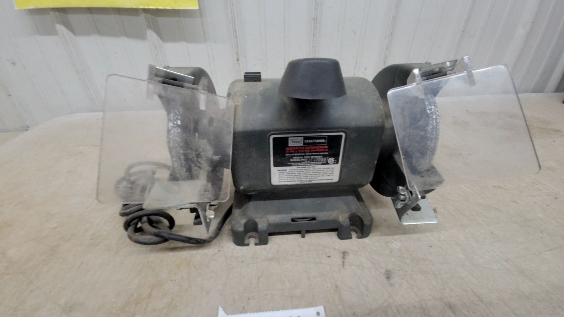 Craftsman Router Eye Shield Craftsman Bench Grinder with Eye Shields and Tool Rests - McSherry ...