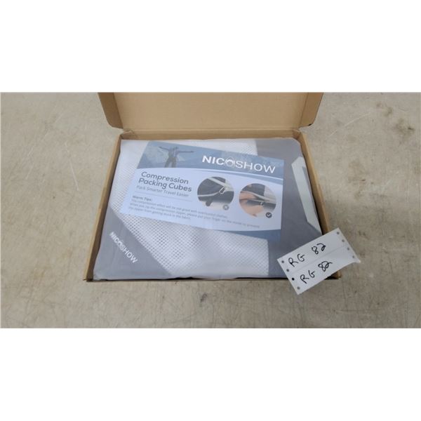NICOSHOW Compression Packing Cubes Travel Organizer Set