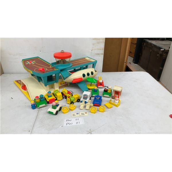 Fisher-Price Little People Airport Playset with Airplane, Vehicles & Figures