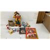 Image 1 : Ceramic Scarecrow Figurine, Basket Pitcher, Santa Sleigh Dish, Snowman Figurines & Cookie Cutters