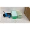 Image 1 : Lagostina 24cm Chef's Pan & 2 Plastic Tupperware Containers with Lids
