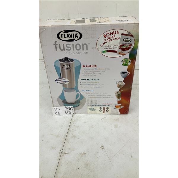 New Flavia Fusion Drinks Station Single Serve Coffee/Tea Brewer with 18 Drink Sample Pack