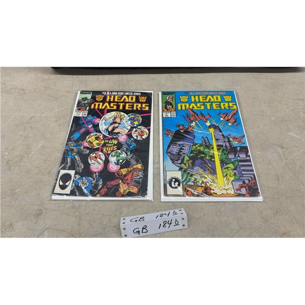 Marvel Transformers Headmasters Comics #2 & #3 Four-Issue Limited Series 1987