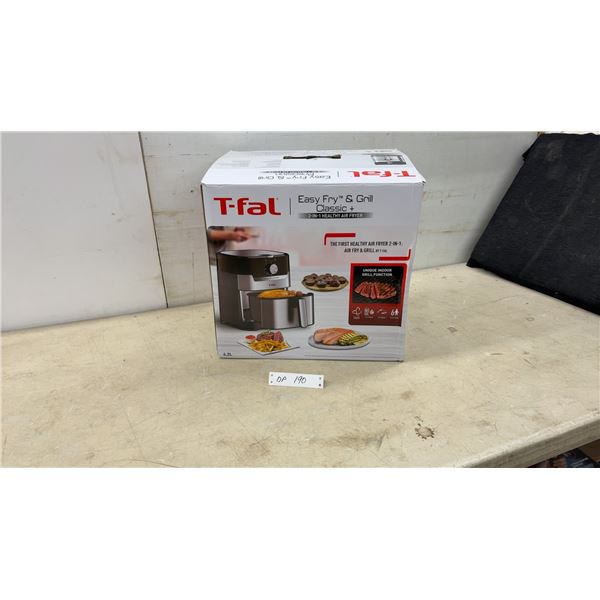 New T-fal Easy Fry & Grill Classic+ 2-in-1 Healthy Air Fryer, 4.2L Capacity, Model EY501D50