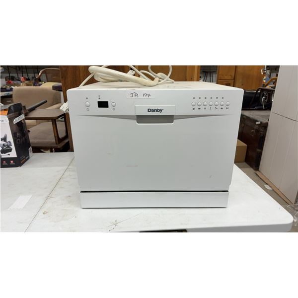 Danby DDW611WLED Countertop Dishwasher, 120VAC 60Hz, 6 Place Setting Capacity