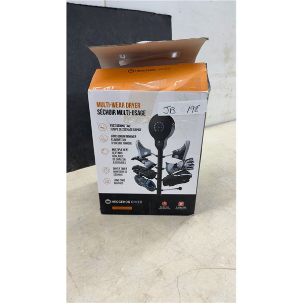 Hedgehog Dryer Multi-Wear Dryer with Ionic Odor Remover, Multiple Heat Settings, Timer