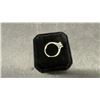Image 2 : New Platinum Plated 1.0K Simulated Diamond (CZ ) Solitaire Ring with Pavé Band, Round Cut Center