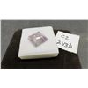 Image 1 : New Natural Pink Amethyst, 16.0ct, Untreated, Princess Cut, 14.9 x 14.9mm