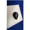 Image 5 : 4.9ct Natural Black Onyx, Untreated, Pear Cut, 10.1 x 14.4mm