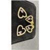 Image 3 : New 14K Gold Plated 1.0tcw Each Heart Cut Pink Simulated Diamond (CZ) Heart Dangle Earrings