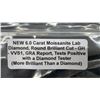 Image 7 : 6.0 Carat Moissanite Lab Diamond, Round Brilliant Cut, GH-VVS1, GRA Certified. Tests Positive with