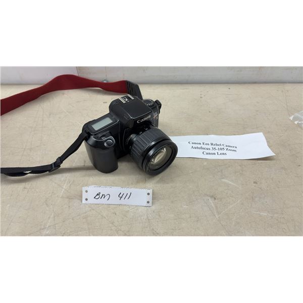 Canon EOS Rebel Xs 35mm SLR Film Camera with Canon Ef 35-105mm f/4.5-5.6 Autofocus Zoom Lens
