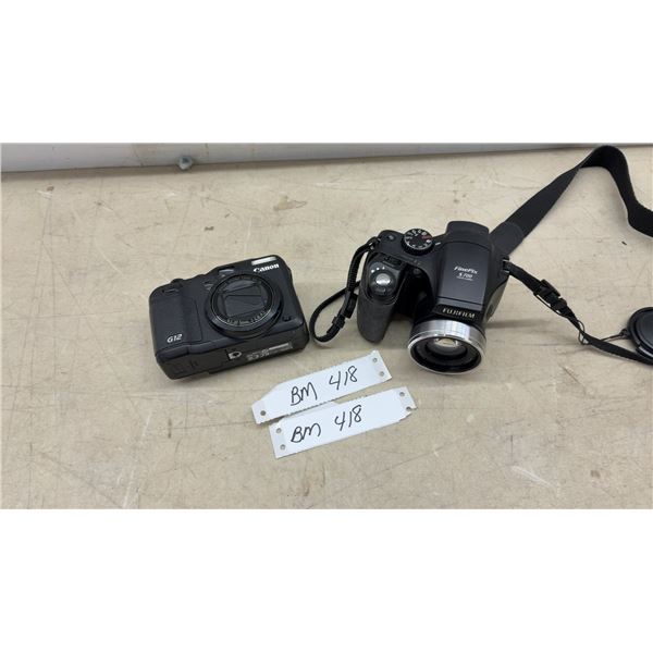Canon PowerShot G12 Digital Camera, 5x Optical Zoom &Fuji Film Fine Pix Digital Camera 10x Optical