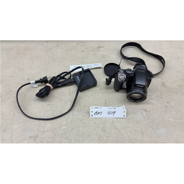 Nikon Coolpix P80 Digital Camera 10.1MP 18x Optical Zoom with Charger & Battery
