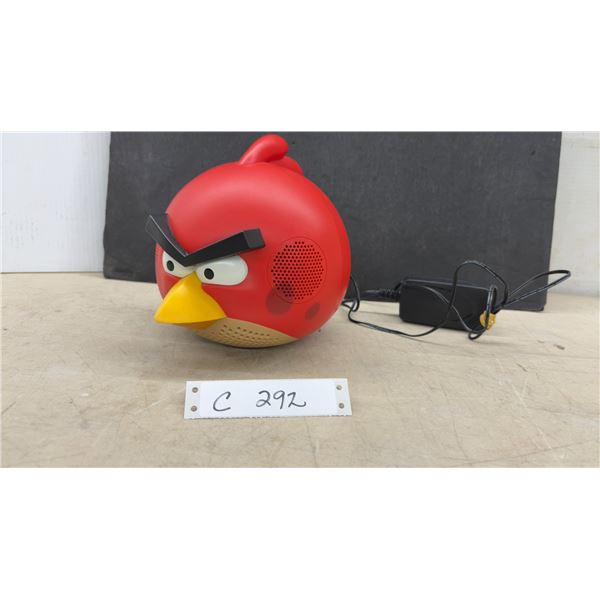Gear4 Angry Birds Red Bird Speaker with Bass/Volume Controls, AUX Input, 15V 2A with Power Adapter