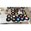 Image 1 : Collection of Vintage 45 RPM Vinyl Records, Various Artists and Labels