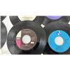 Image 4 : Collection of Vintage 45 RPM Vinyl Records, Various Artists and Labels