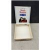 Image 7 : Wooden Wall Clock with Art Deco Design & 16 x 16, 4 Vintage Cigar Boxes (Armada, Dutch Masters