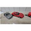 Image 3 : Lot of 3 VHS Rewinders Cars: Silver Porsche 928 w/Charger, Red Corvette, Red Camaro Z28