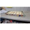 Image 4 : Magnetic Puck Hockey Master Tabletop Hockey Game with Esso and Coca-Cola Advertising Vintage No