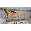 Image 6 : Munro Regulation Hockey Table Hockey Game with Original Box and Players Vintage