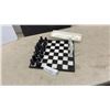 Image 1 : Mexican Aztec/Mayan Style Onyx & Marble Chess Set with Board and 32 Pieces
