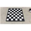 Image 5 : Mexican Aztec/Mayan Style Onyx & Marble Chess Set with Board and 32 Pieces